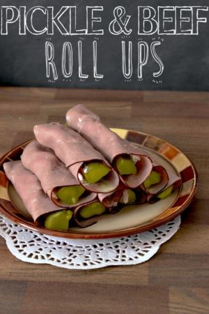 Pickle Beef Roll Ups - Tastefully Eclectic