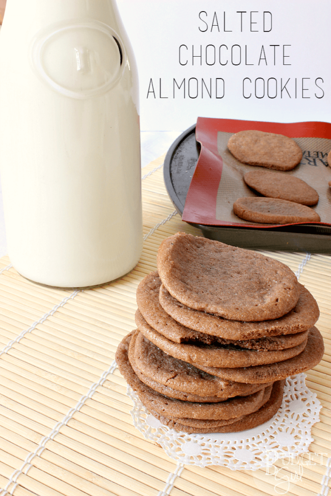 Salted Chocolate Almond Cookies Tastefully Eclectic