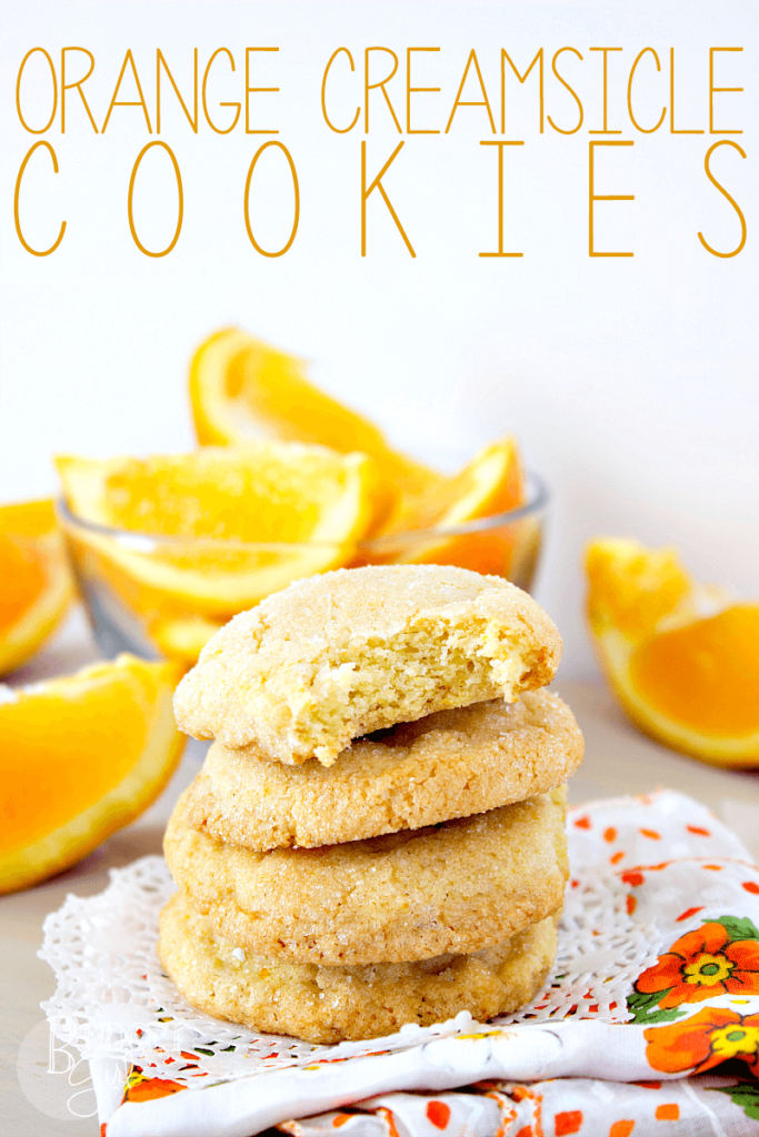 Orange Creamsicle Cookies Tastefully Eclectic