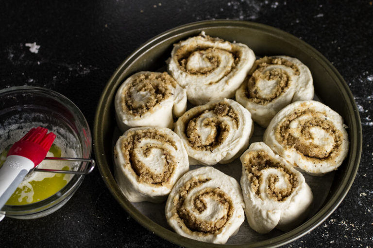 Quick Cinnamon Rolls with Caramel Icing Tastefully Eclectic