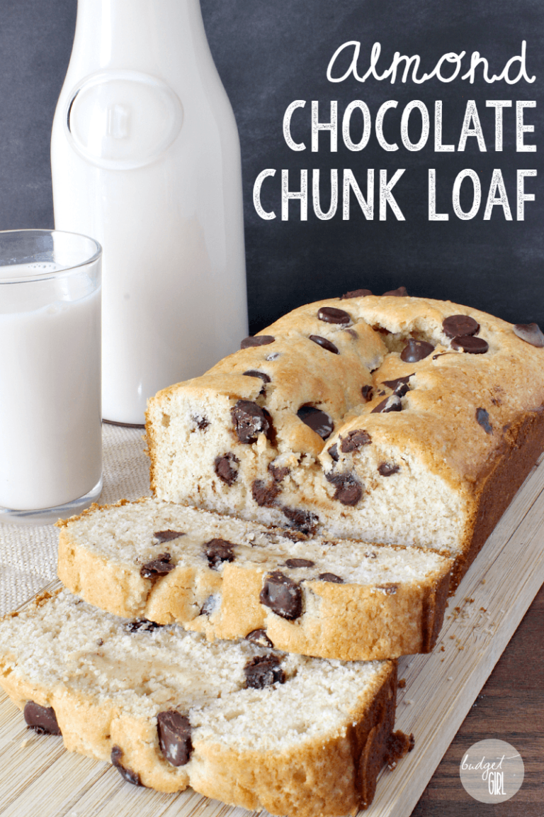 Almond Chocolate Chip Cake Loaf Tastefully Eclectic