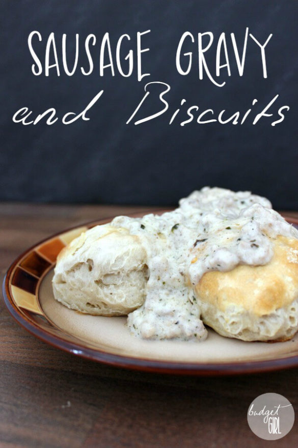 Sausage Gravy and Biscuits Tastefully Eclectic