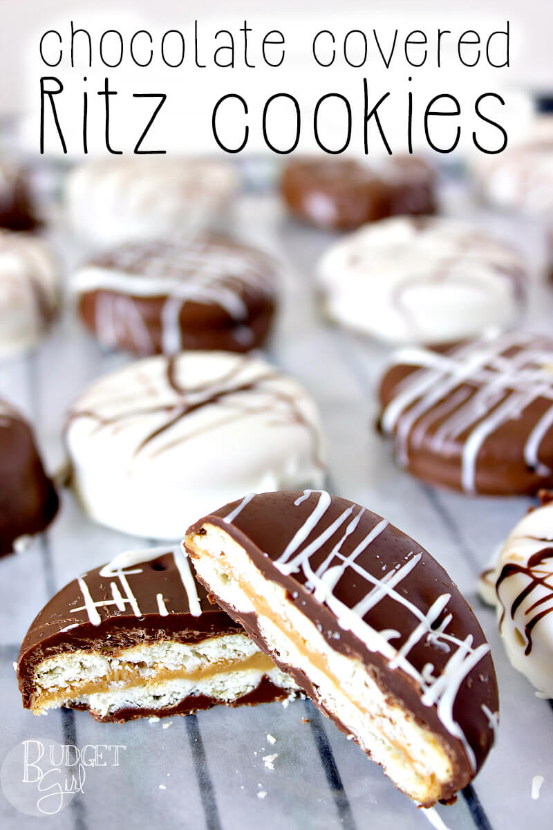 Chocolate Covered Peanut Butter Ritz - Tastefully Eclectic