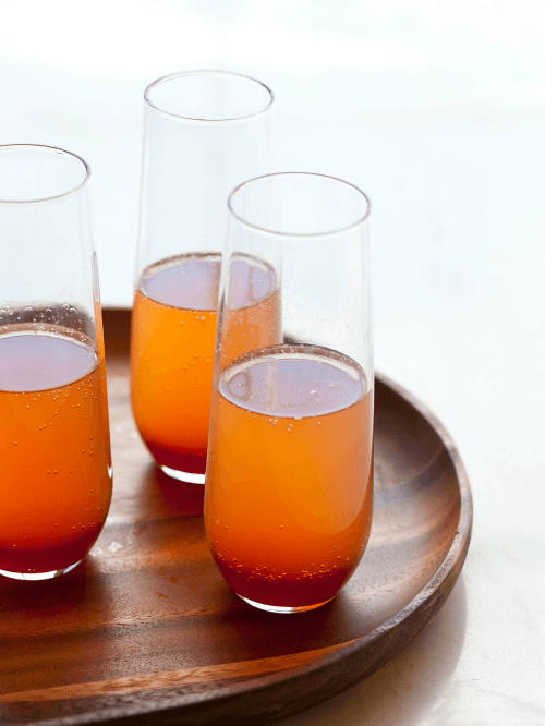 Spiced Blood Orange Champagne Punch - Tastefully Eclectic