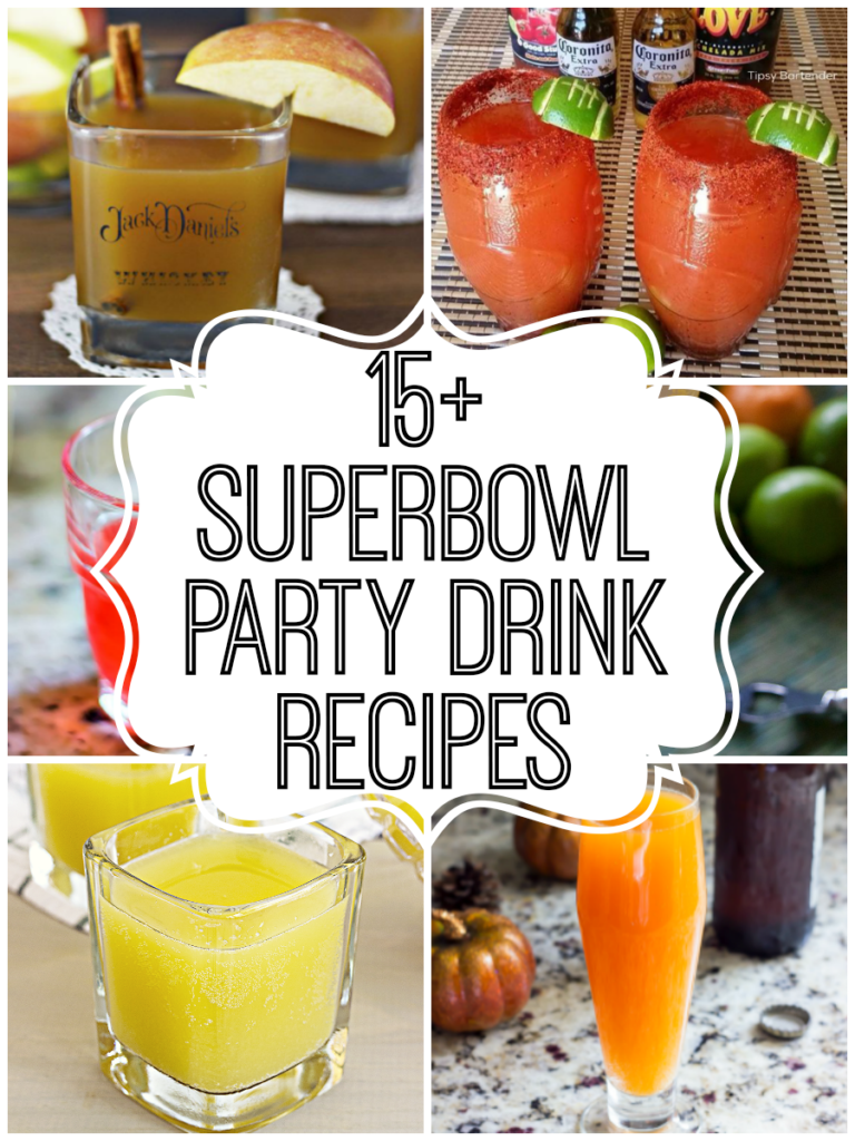 15+ Superbowl Party Drink Recipes You Have to Try Tastefully Eclectic